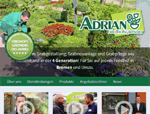 Tablet Screenshot of adrian-bremen.de